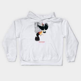 Rhinoceros Hornbill | Buceros rhinoceros ⚥ Kids Hoodie